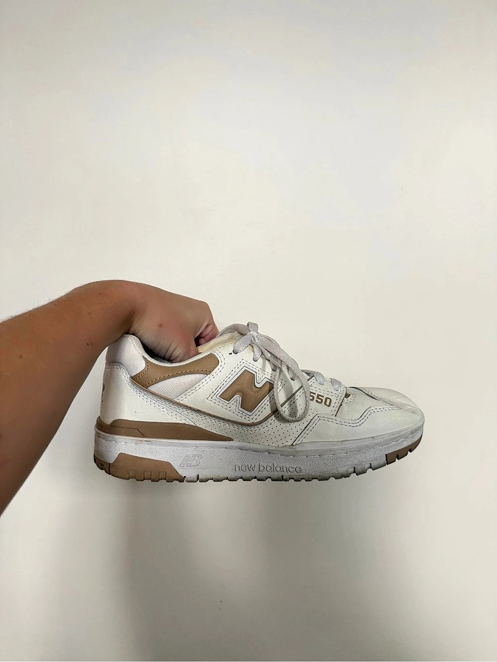 New Balance 550 Women's Sneakers US 7.5 W White & Brown